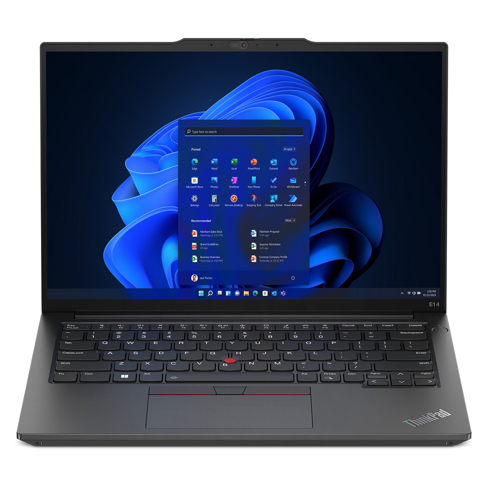 Laptop Lenovo ThinkPad E14 G5 21JR / Ryzen Pro 7530U / 16GB DDR4 / 512GB / 14" WUXGA IPS / AMD Radeon / DE - Zezë - Figura 4