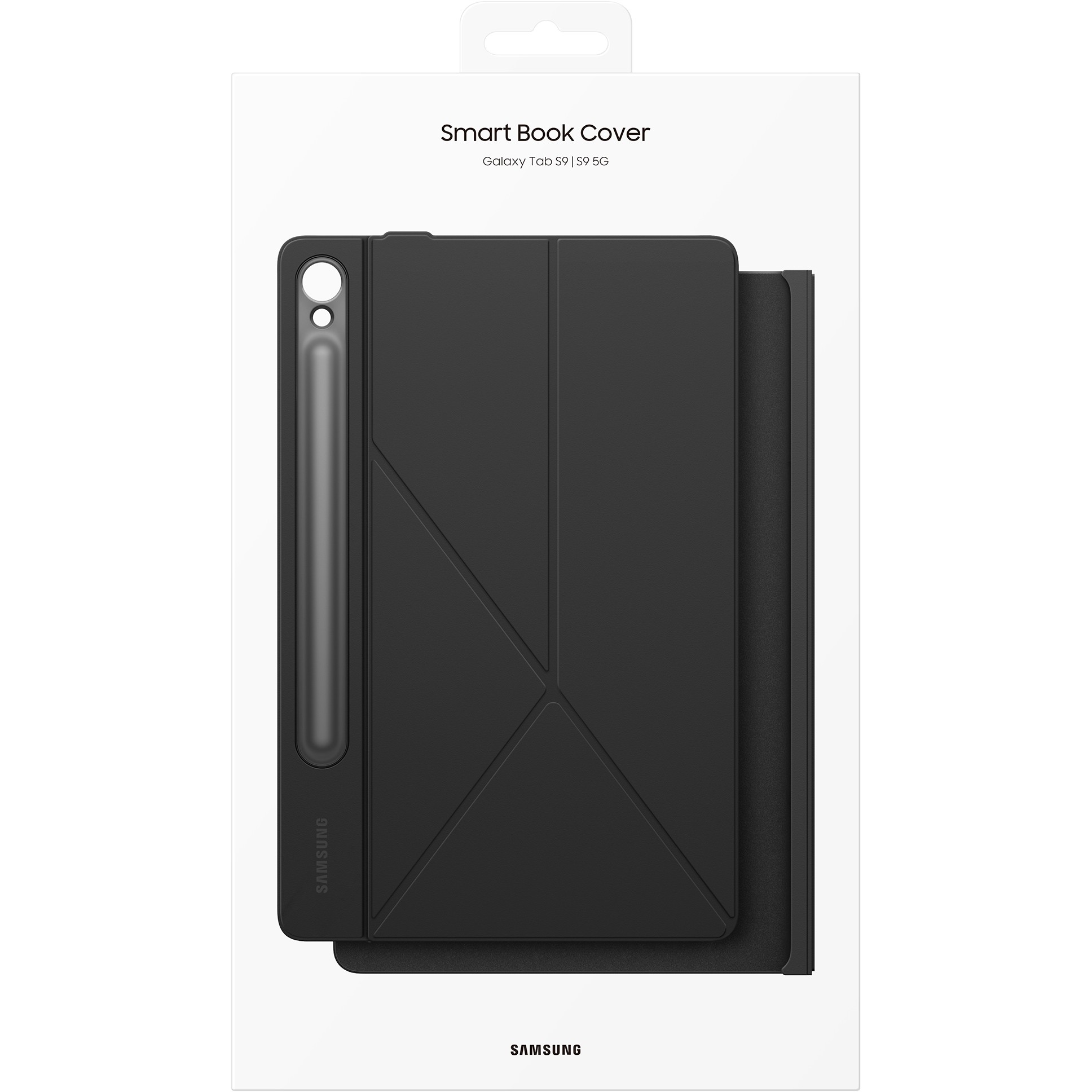 Aksesorë për tablet Samsung Galaxy Tab S9 / S9 FE / Smart Book Cover - Zezë - Figura 5