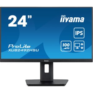 Monitor iiyama ProLite XUB2492HSU-B6 24" (1920x1080) FHD IPS 100Hz 4ms 16:9 HDMI DP 4xUSB LS Black