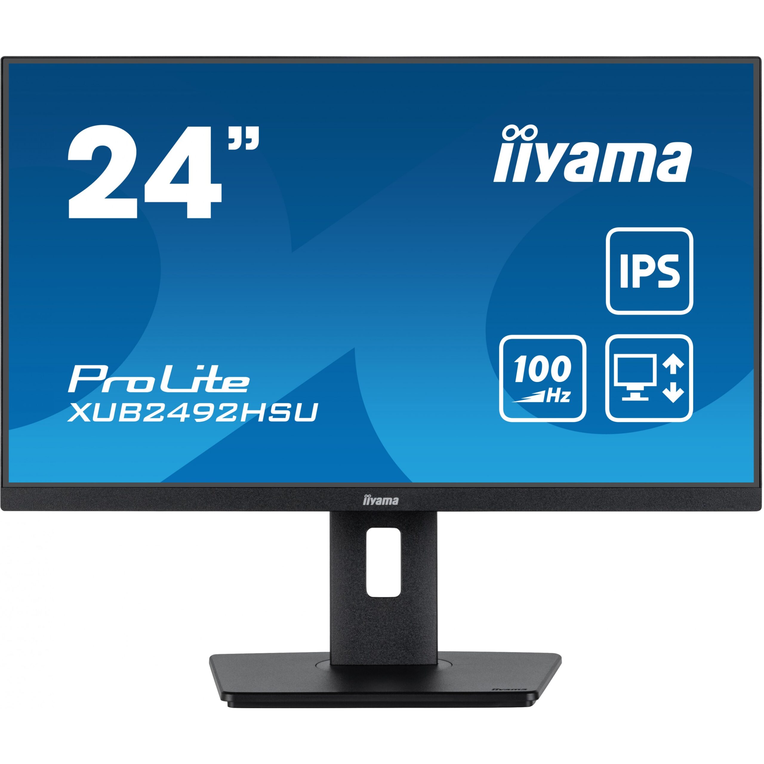 Monitor iiyama ProLite XUB2492HSU-B6 24" (1920x1080) FHD IPS 100Hz 4ms 16:9 HDMI DP 4xUSB LS Black