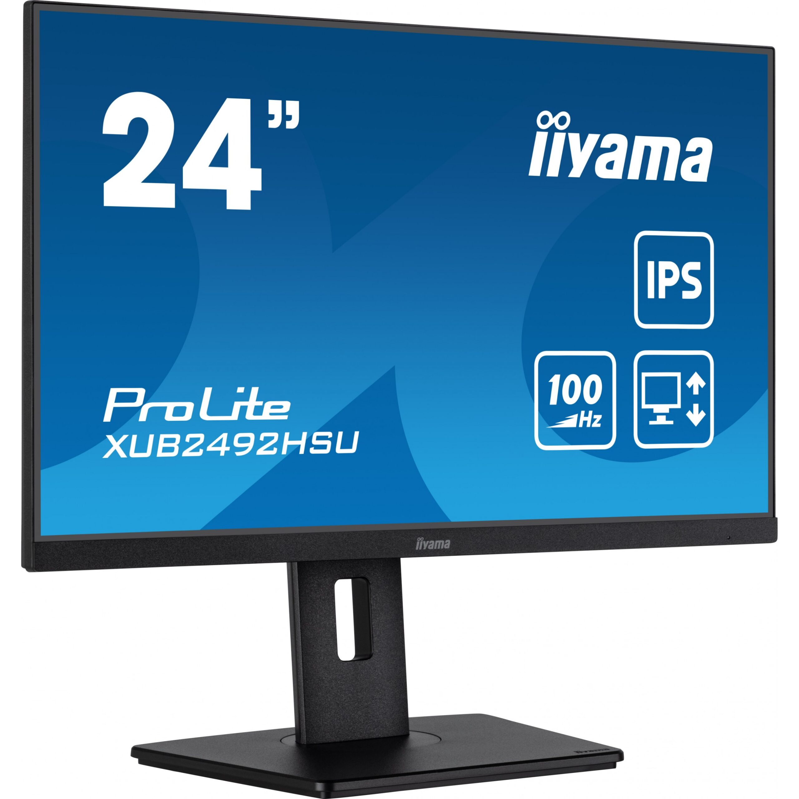 Monitor iiyama ProLite XUB2492HSU-B6 24" (1920x1080) FHD IPS 100Hz 4ms 16:9 HDMI DP 4xUSB LS Black - Figura 2