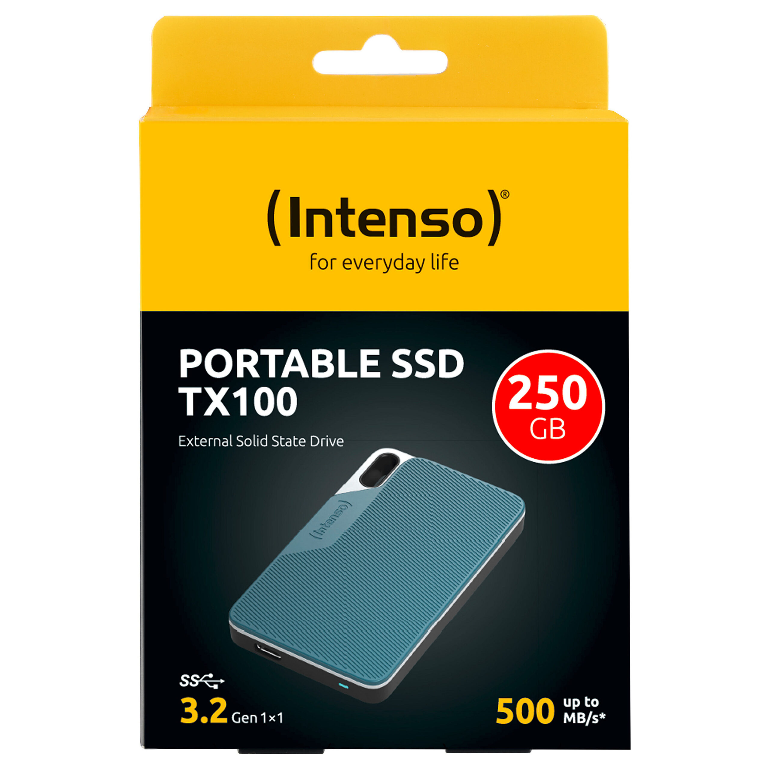 SSD të Jashtme Intenso TX100 Portable / 250GB / USB 3.2 - Blu / Gri - Figura 2