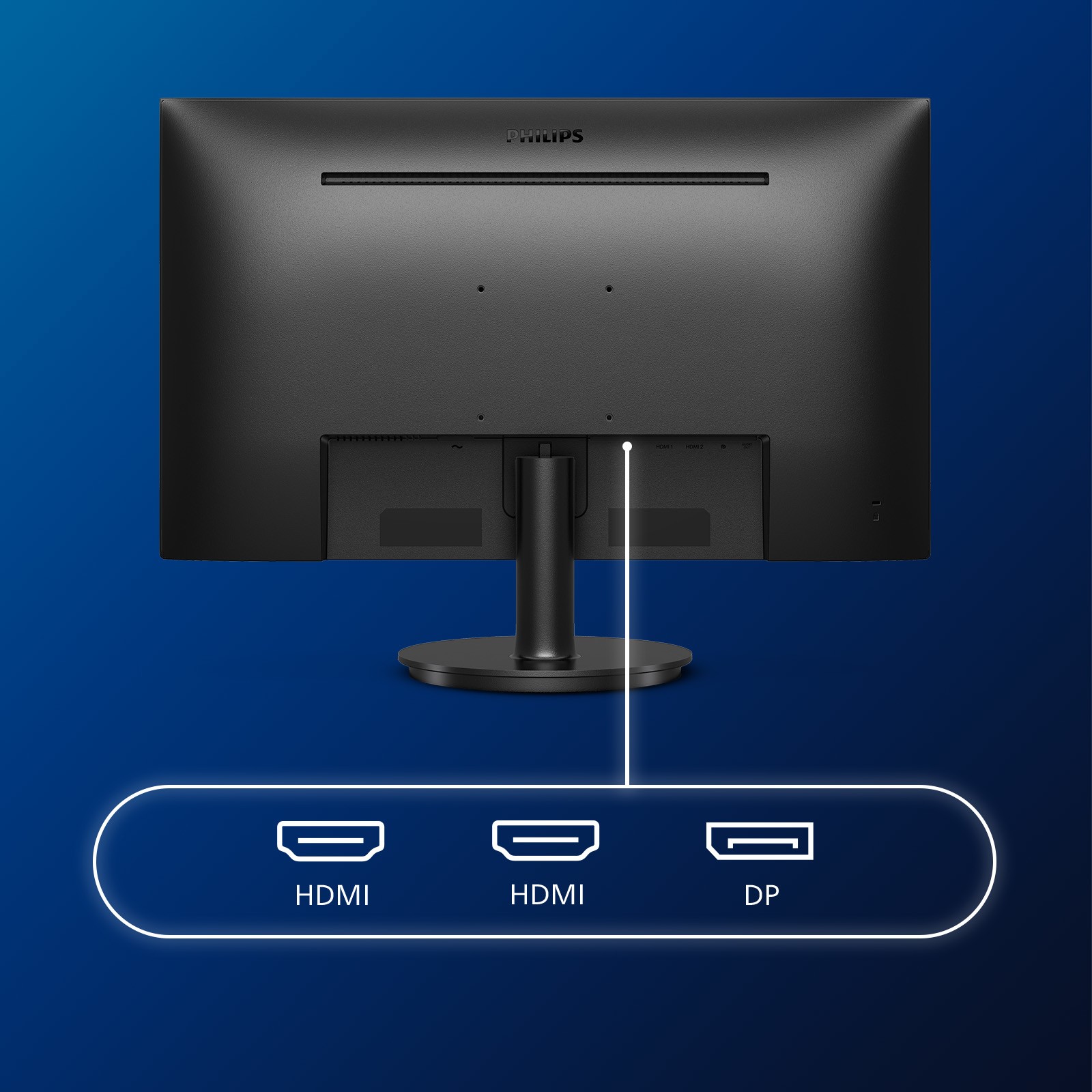 Monitor për Punë 68.6cm/27" (2560x1440) Philips V-line 275V8LA 16:9 QHD 75Hz 4ms HDMI DP Speaker Black - Figura 2