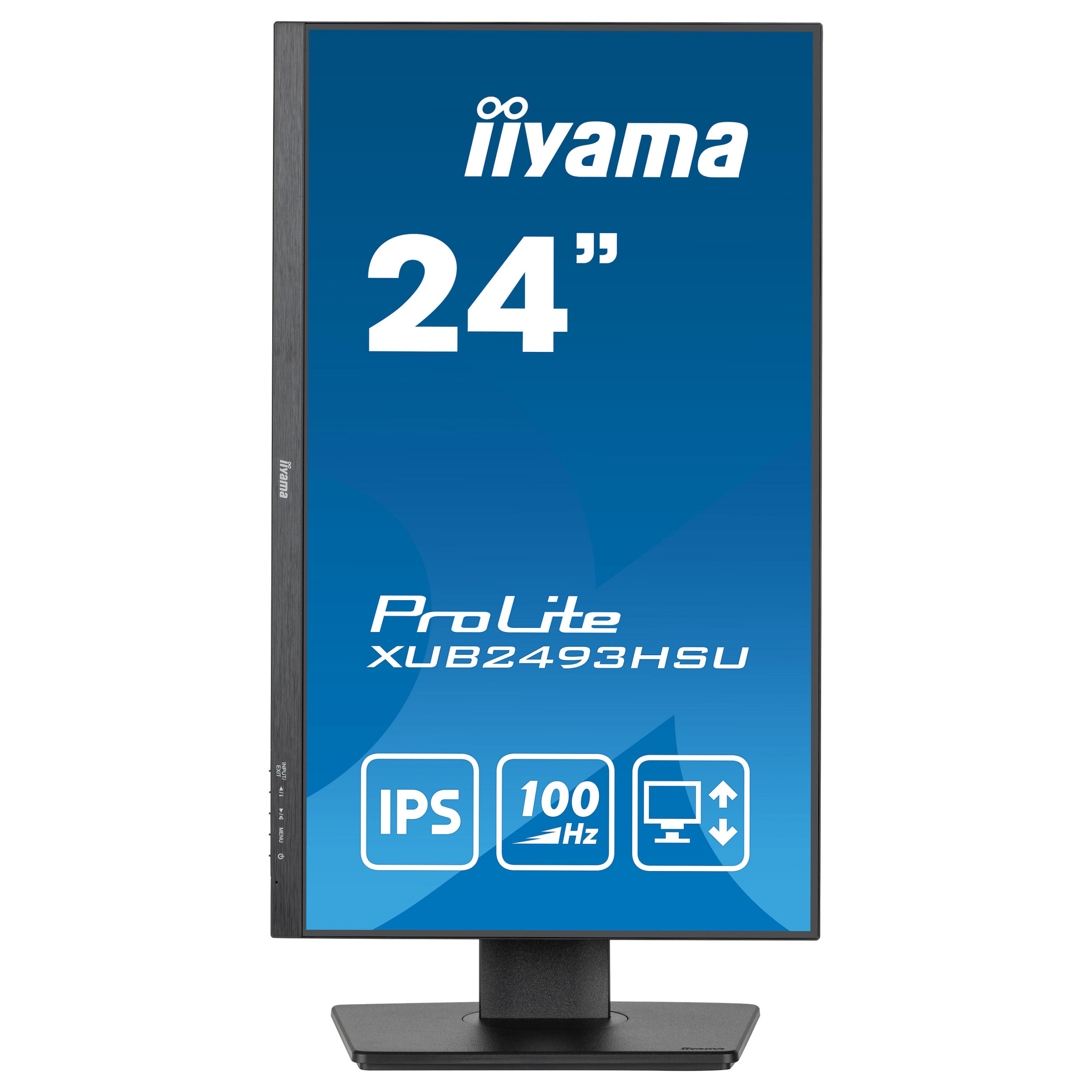Monitor iiyama ProLite XUB2493HSU-B6 / 23.8"/ Full HD IPS / LED / 100Hz / 1ms / HDMI + DisplayPort + HDCP + USB - Zezë - Figura 2