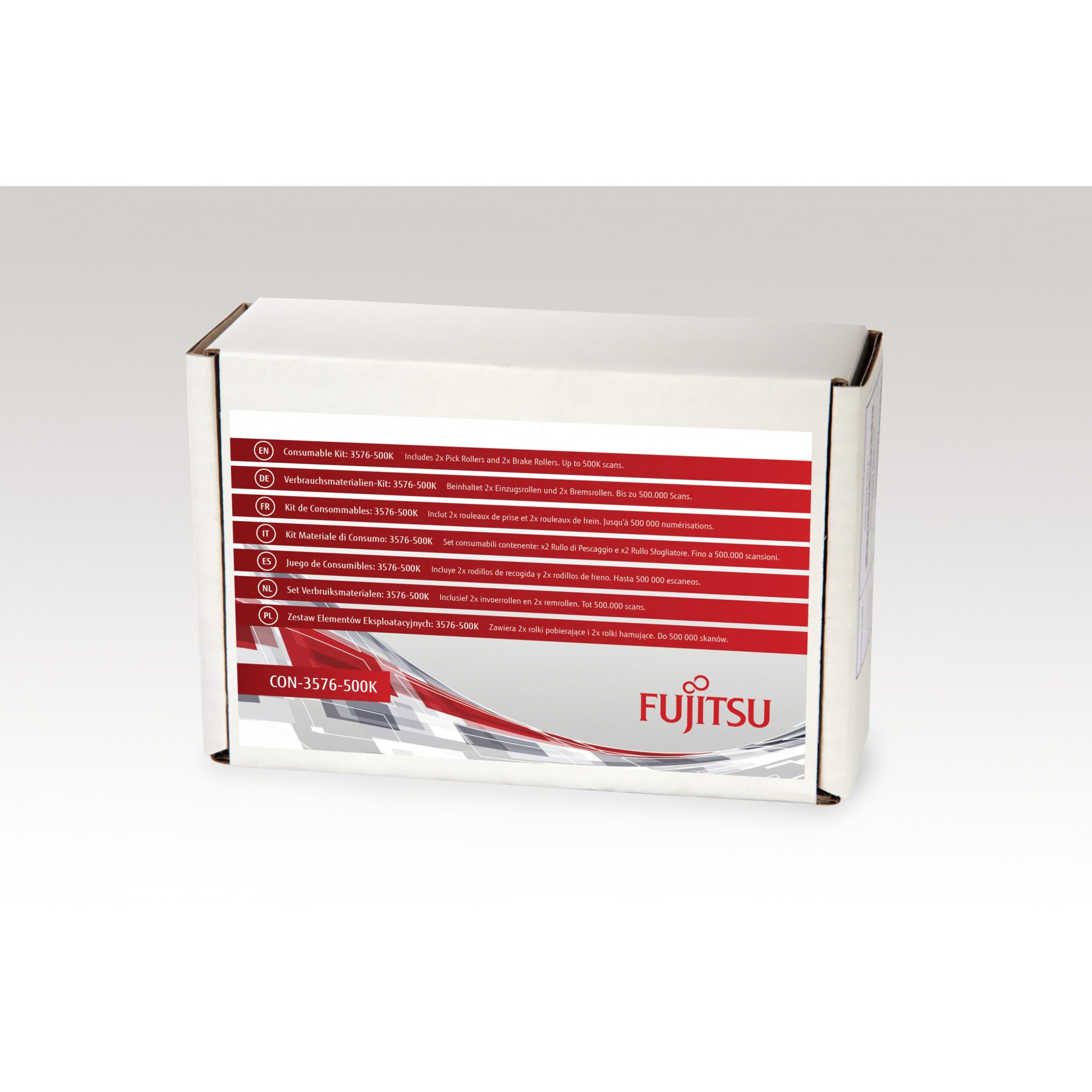 Set Konsumables FUJITSU Maintenance Kit for Scanner fi-6670 / fi-6670A / fi-6750S / fi-6770 / fi-6770A- Bardhë