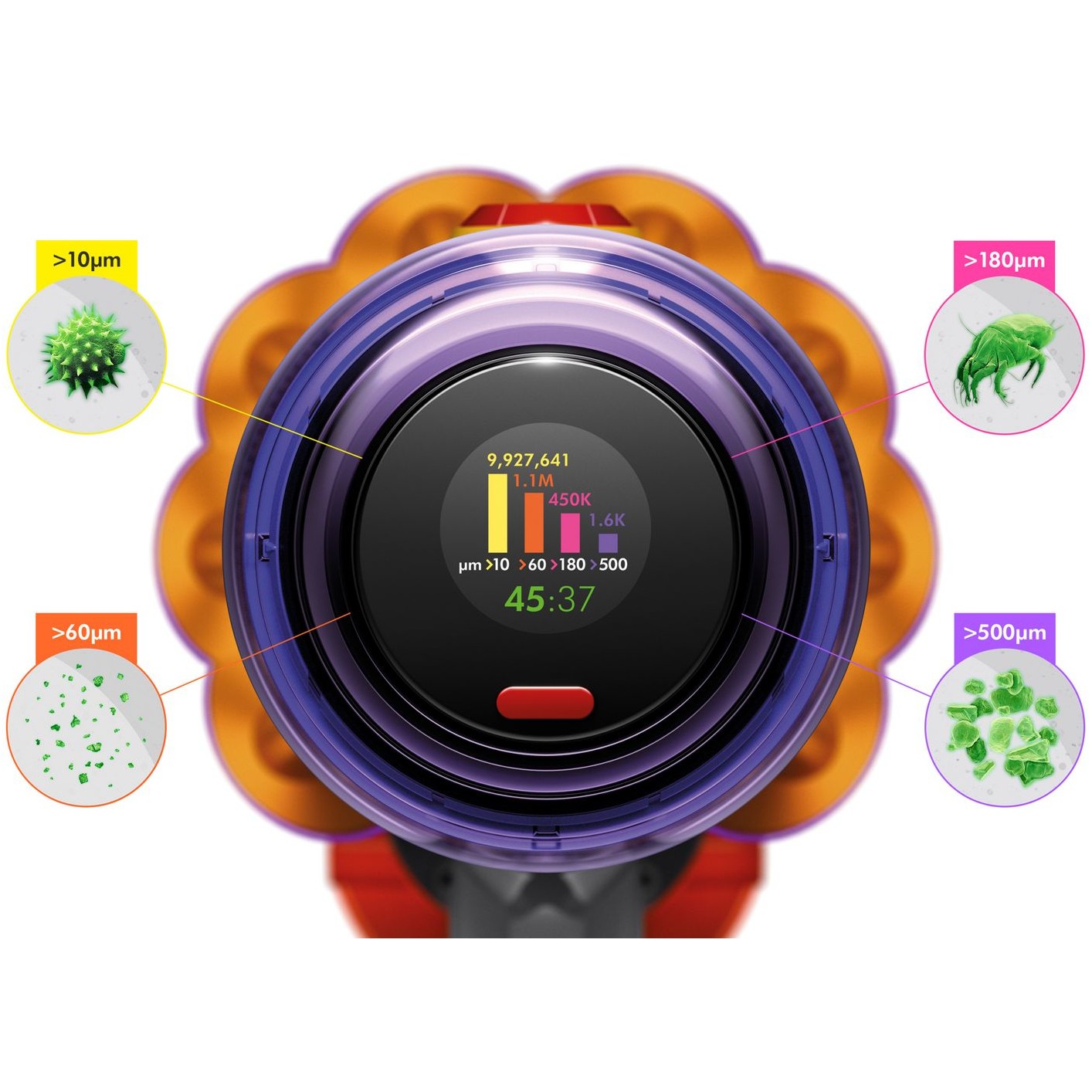 Dyson V12 Detect Slim Absolute Cordless Vacuum Cleaner – Nickel/Satin - Figura 5