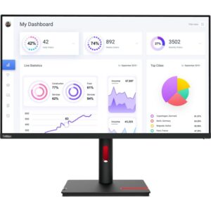 Monitor Lenovo ThinkVision T32p-30 / 31.5" 4K Ultra HD IPS 4ms 60Hz / HDMI DP USB-C / e zezë
