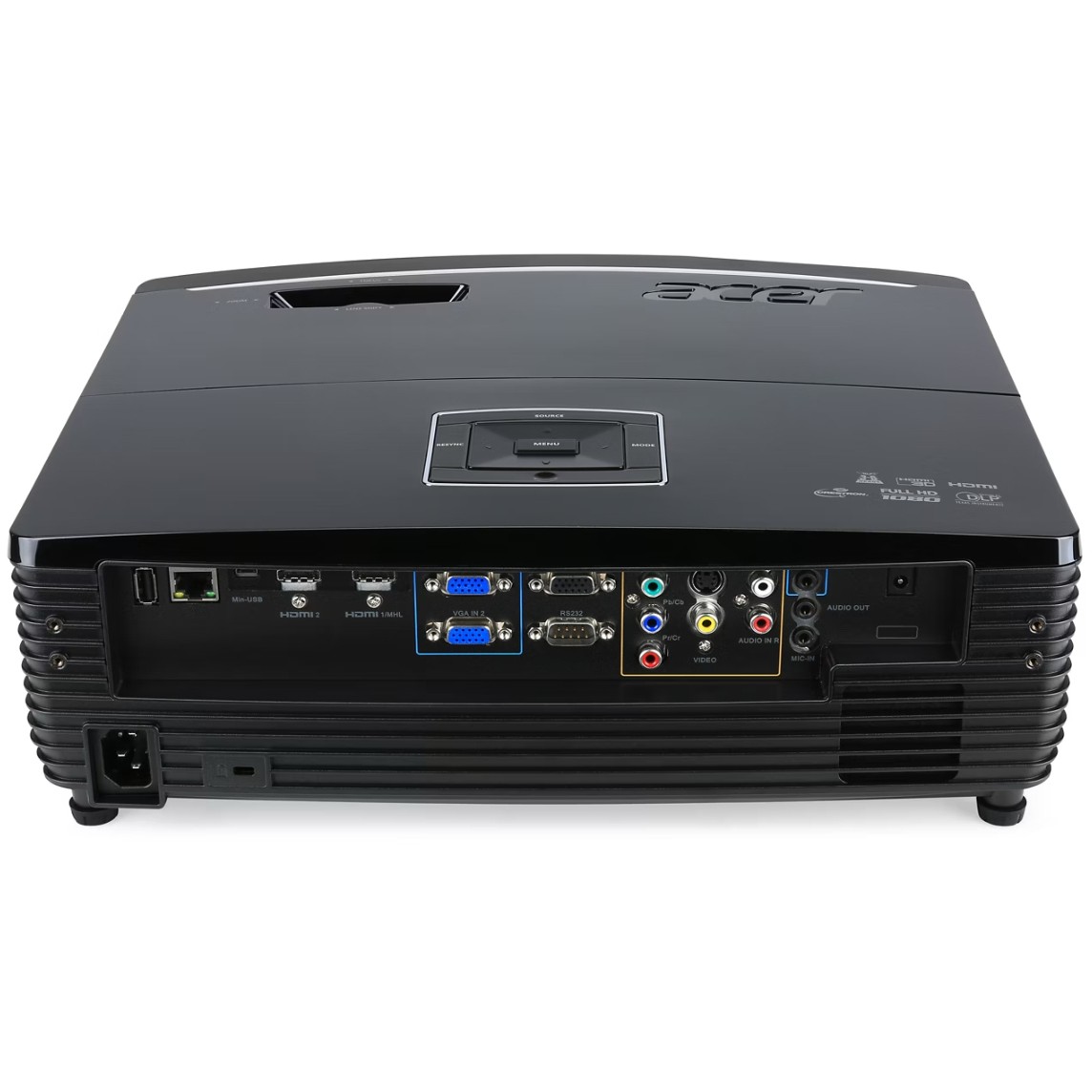 Projektor Acer P6505 / DLP / 5500 Lumen / VGA HDMI Component Video MHL USB / Full HD - Zezë - Figura 4