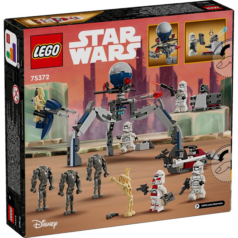 LEGO Star Wars Clone Trooper & Battle Droid Battle Pack 75372 - Figura 5