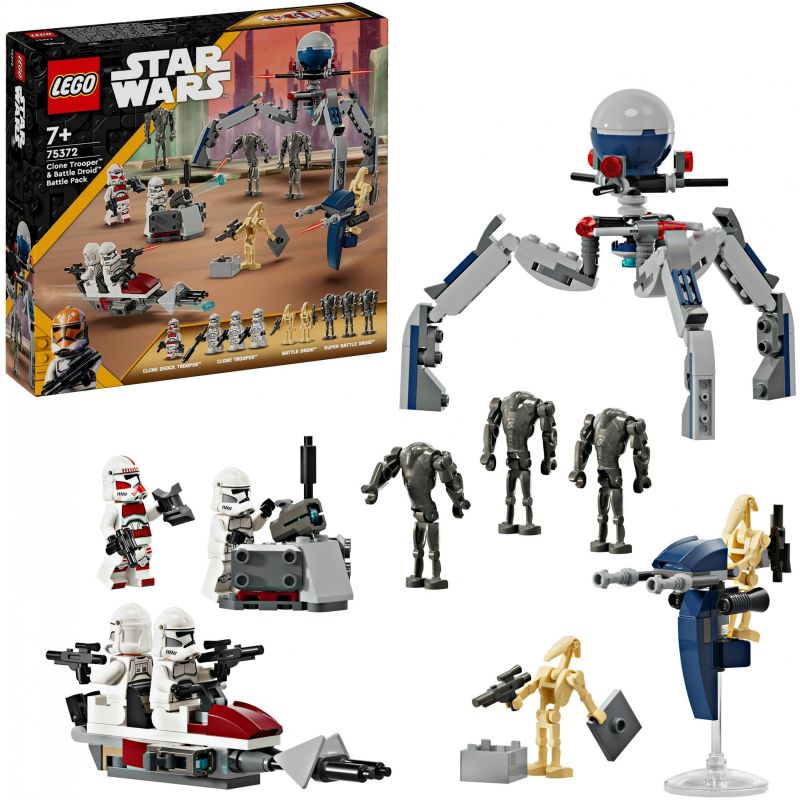 LEGO Star Wars Clone Trooper & Battle Droid Battle Pack 75372 - Figura 3