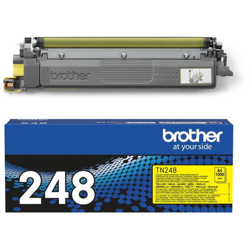 Toner Brother TN-248Y Cartridge Original / Standard Yield / Up to 1,000 Pages (ISO/IEC 19798) – Verdhë - Figura 5