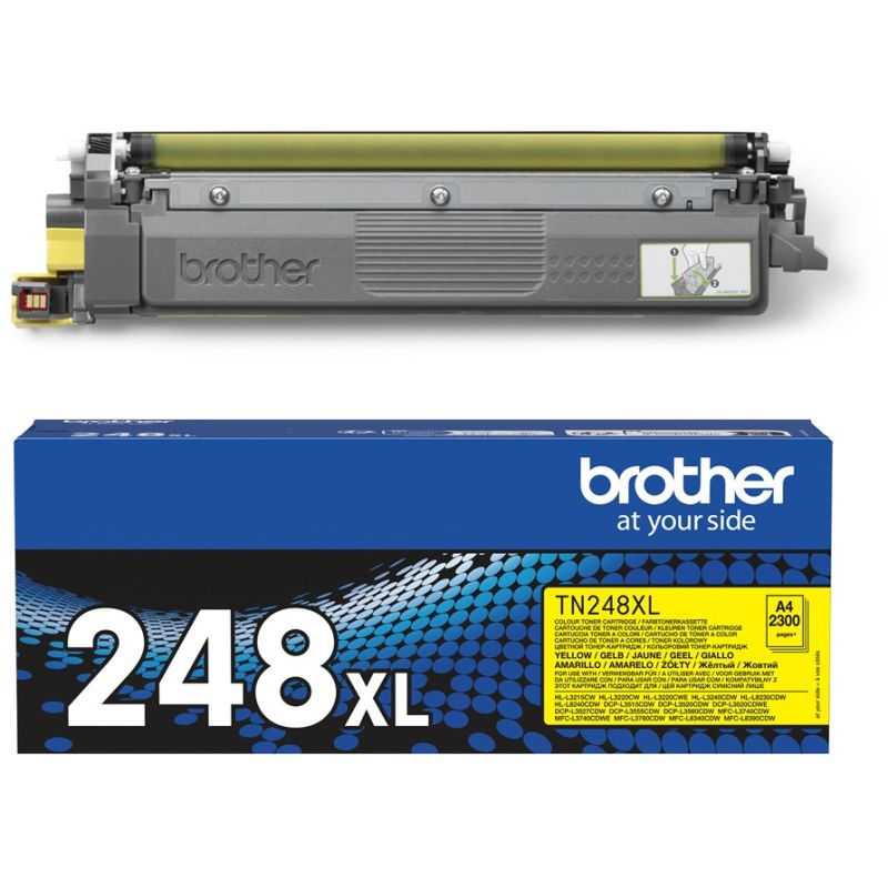 Toner Brother TN-248XLY Cartridge Original/ High Yield / Up to 2,300 Pages (ISO/IEC 19798) – Verdhë - Figura 5