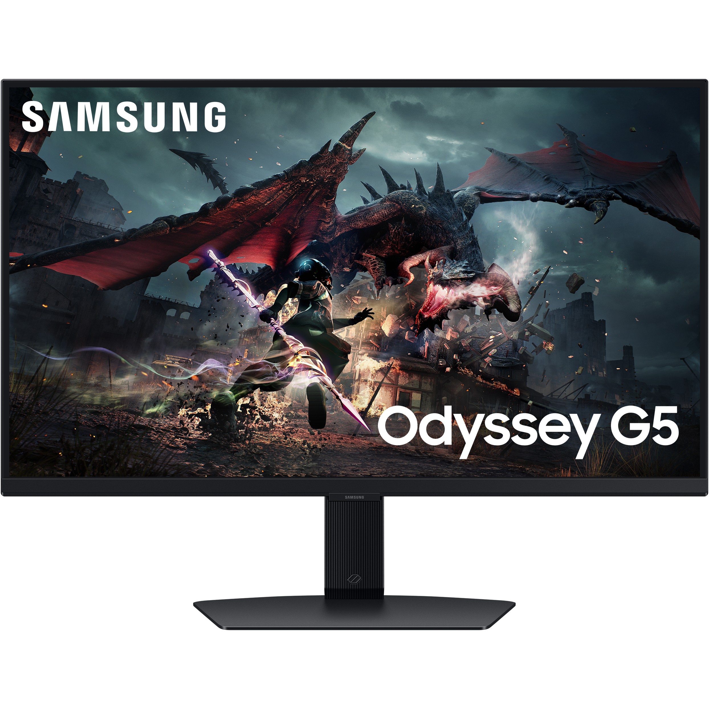 Monitor Gaming Samsung Odyssey G5 S27DG500EU / 27" QHD IPS 1ms 180Hz HDR400 / HDMI DP Pivot / e zezë
