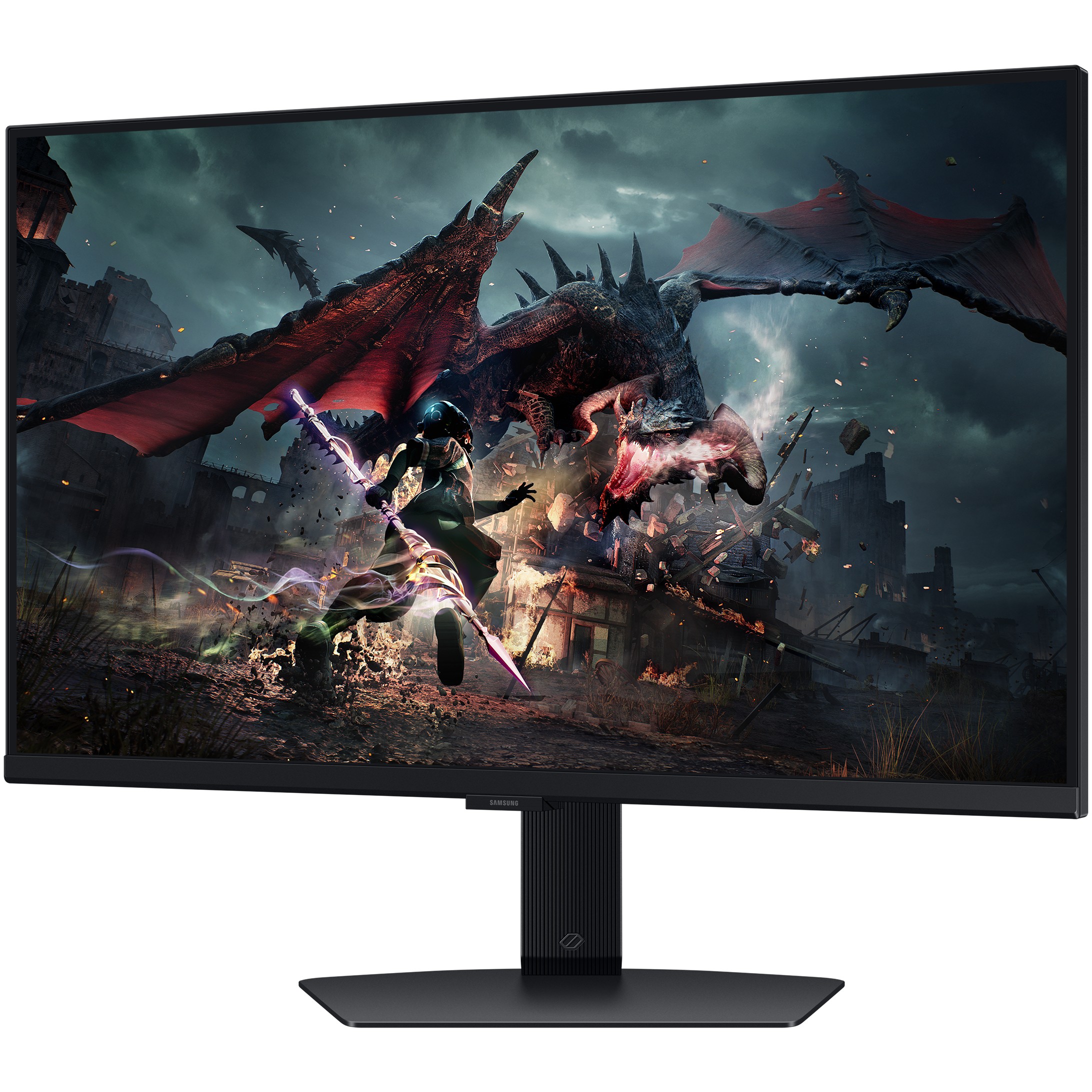 Monitor Gaming Samsung Odyssey G5 S27DG500EU / 27" QHD IPS 1ms 180Hz HDR400 / HDMI DP Pivot / e zezë - Figura 2