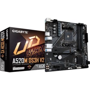 Pllakë amë AMD AM4 Gigabyte A520M DS3H V2 mATX