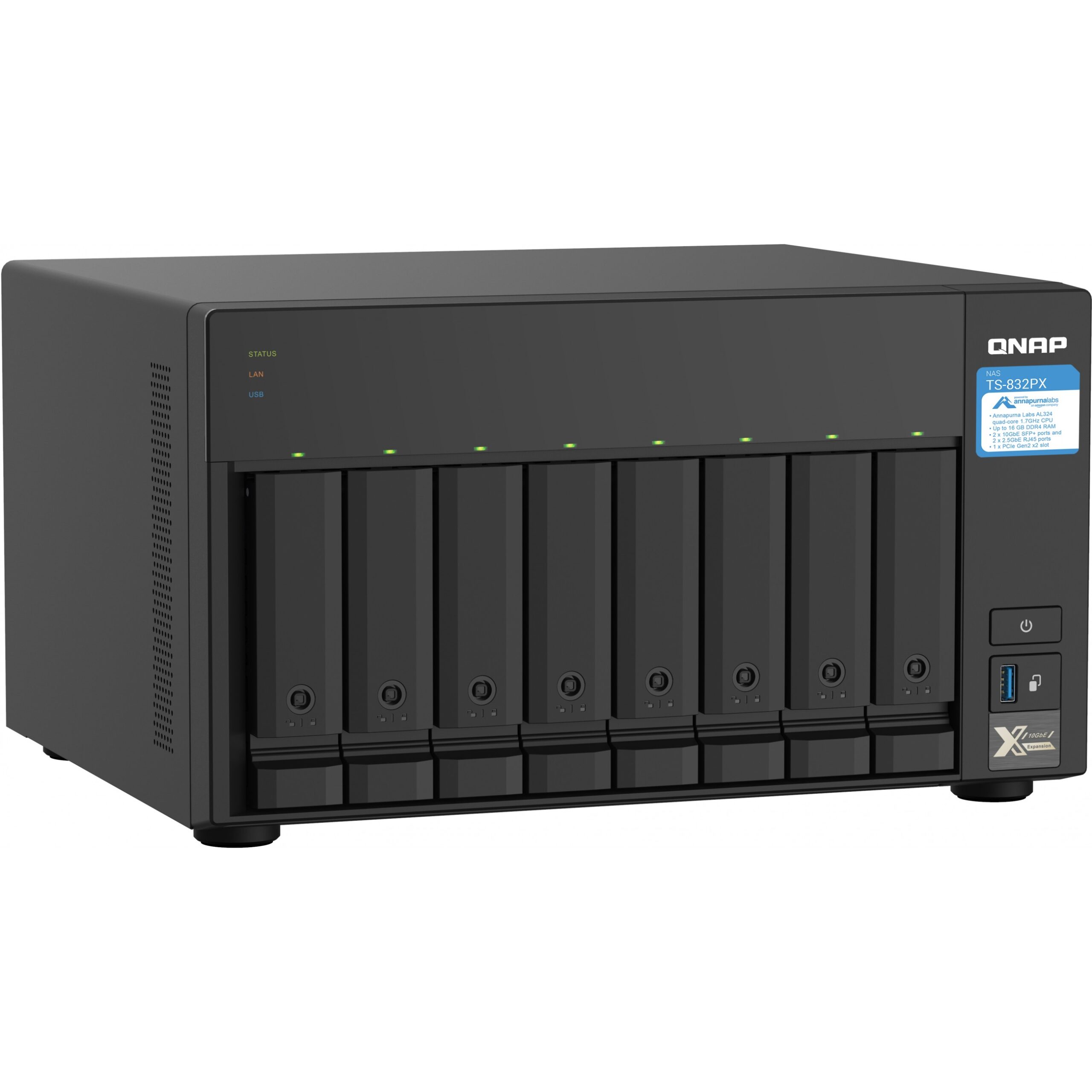 NAS QNAP TS‑832PX‑4G / 8‑Bay - Figura 3