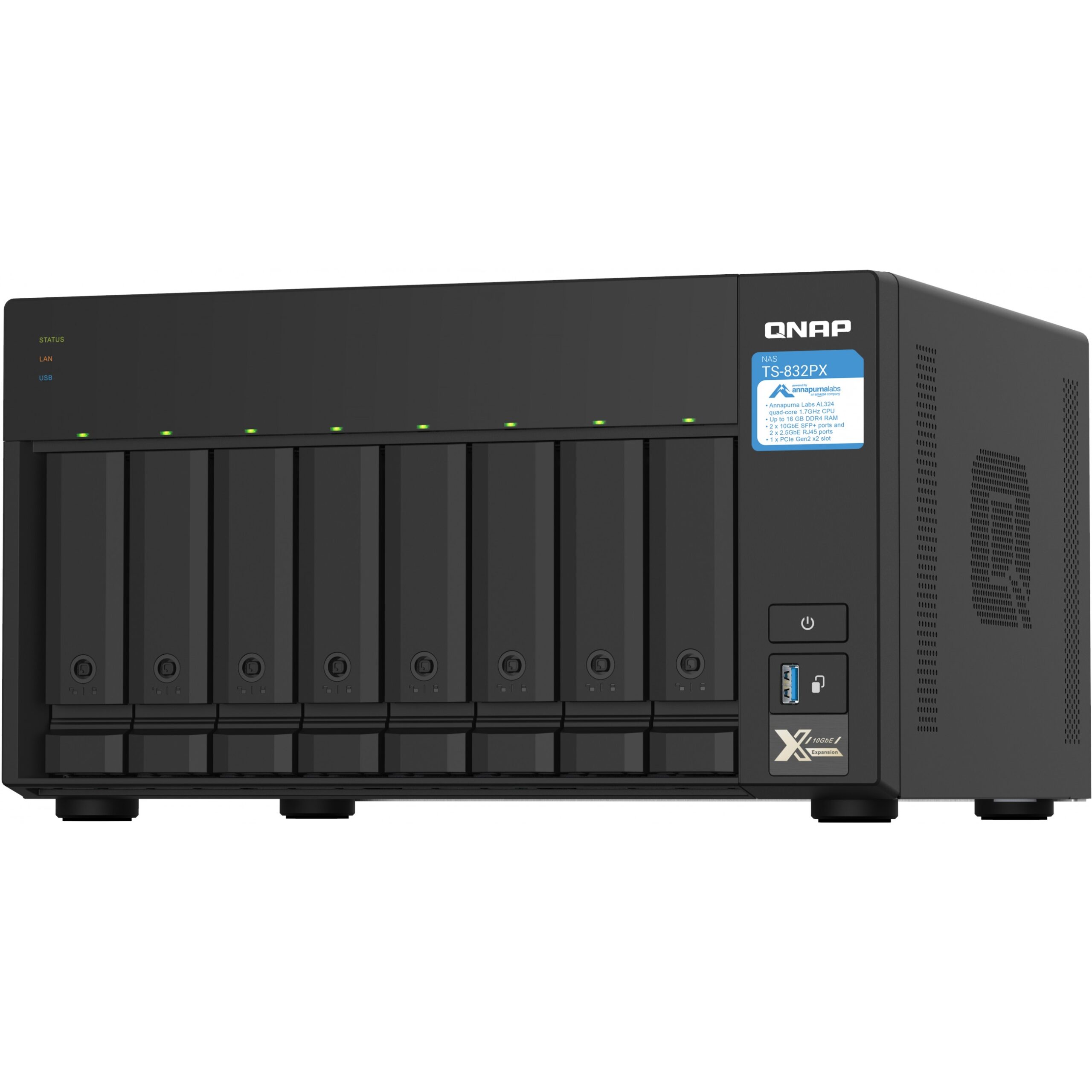 NAS QNAP TS‑832PX‑4G / 8‑Bay - Figura 4