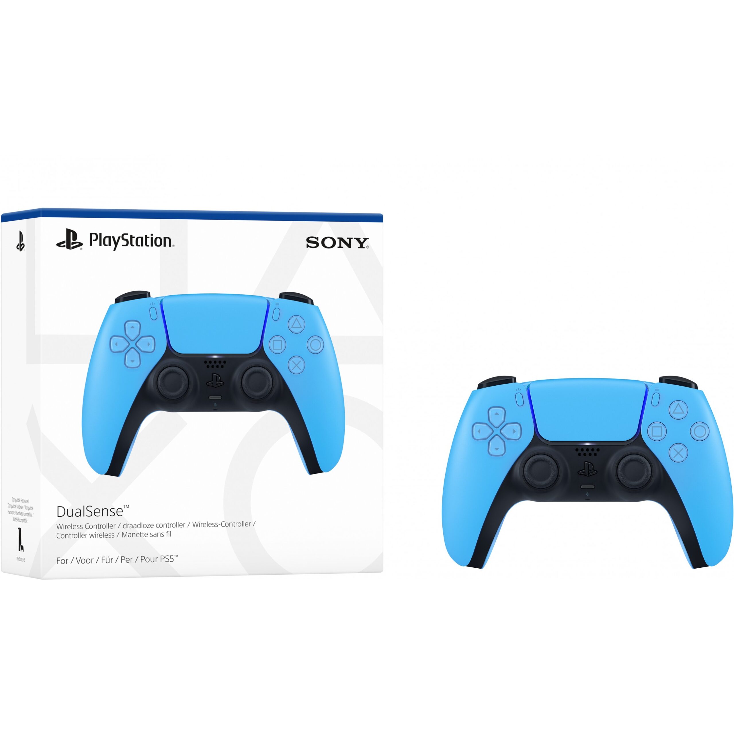 Kontroller për Sony Playstation 5 DualSense Wireless Controller - PS5 / Starlight Blue - Figura 5