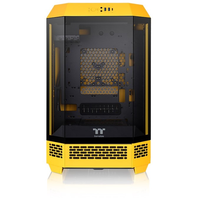Kasë Mini Thermaltake The Tower 300 – Verdhë - Figura 2