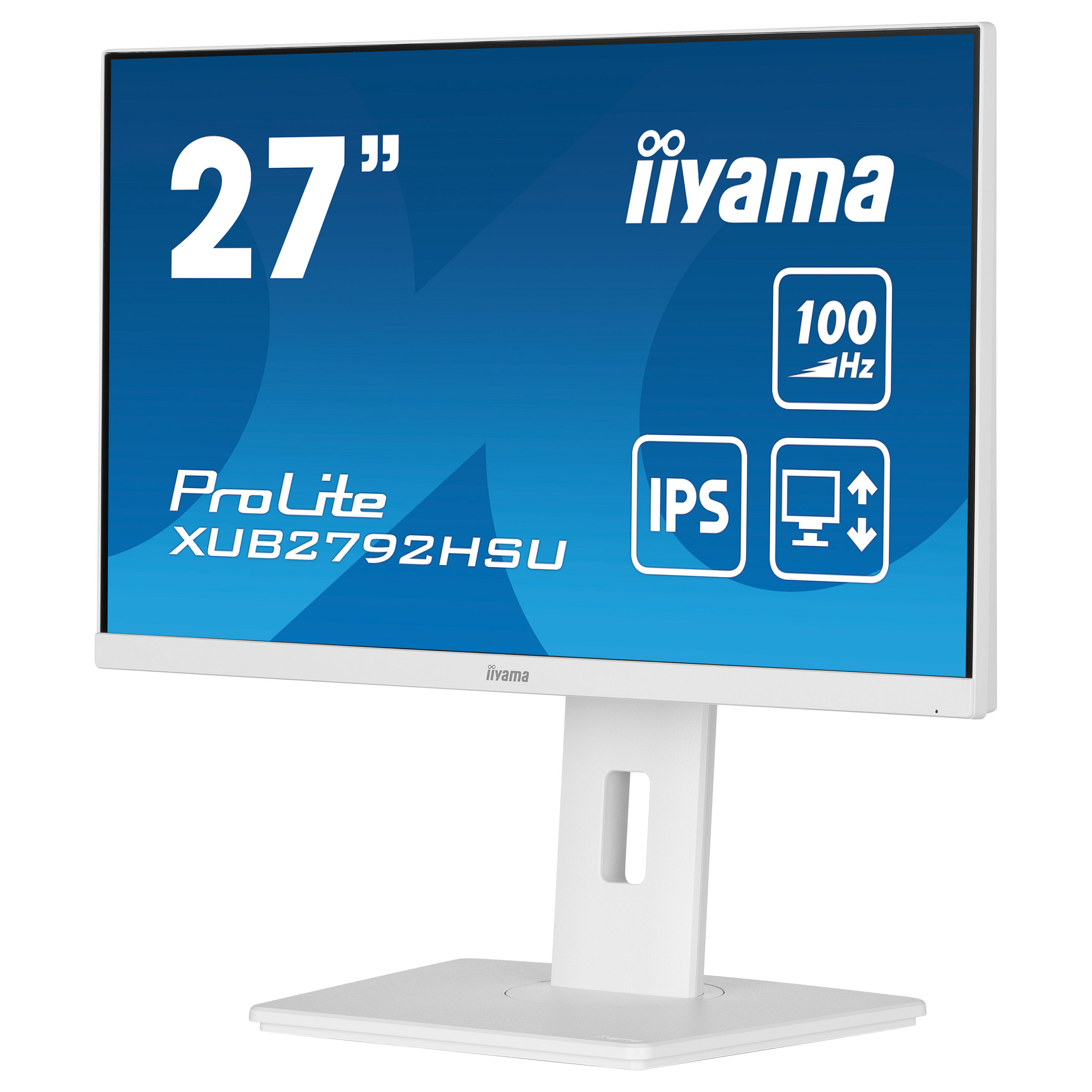 Monitor IIYAMA XUB2792HSU-W6 / 27"/ Full HD IPS LED / 100Hz / 0.4ms / HDMI+DP+USB - Bardhë - Figura 5