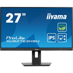 Monitor iiyama Prolite XUB2763HSU-B1 / 27" / Full HD / 100Hz / HDMI DP USB / I zi