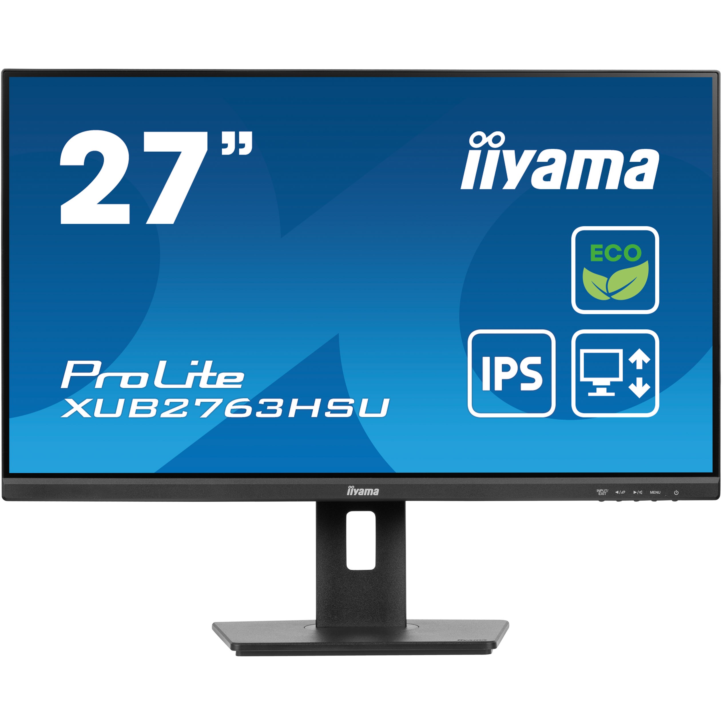 Monitor iiyama Prolite XUB2763HSU-B1 / 27" / Full HD / 100Hz / HDMI DP USB / I zi