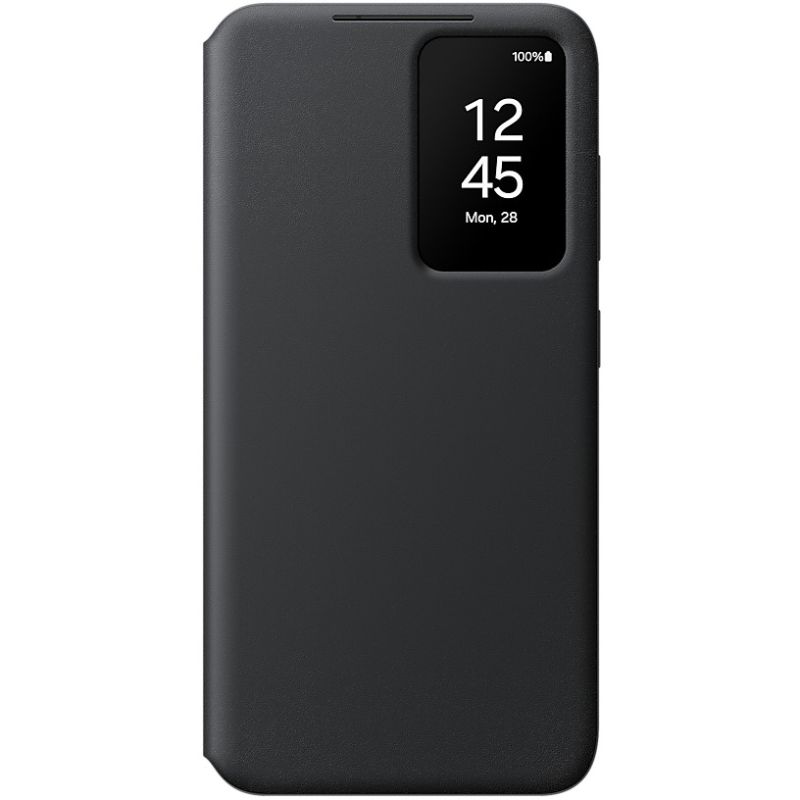 Aksesorë për telefon Samsung Smart View Wallet Case / Galaxy S24 – Zezë