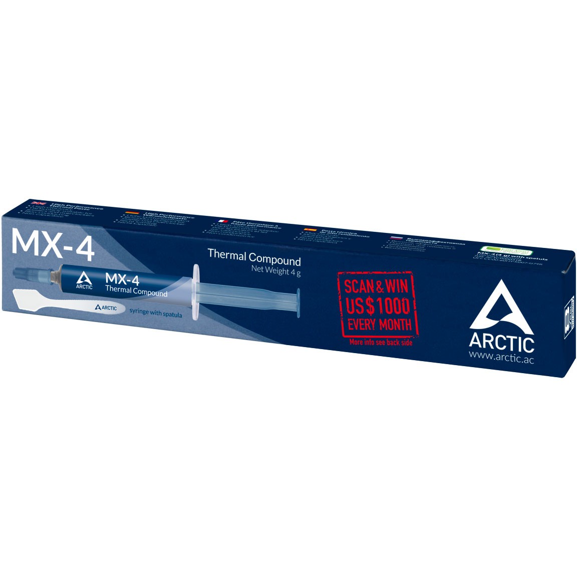 Pastë termike K Arctic MX-4 High Performance 4 g + Luga - Figura 3