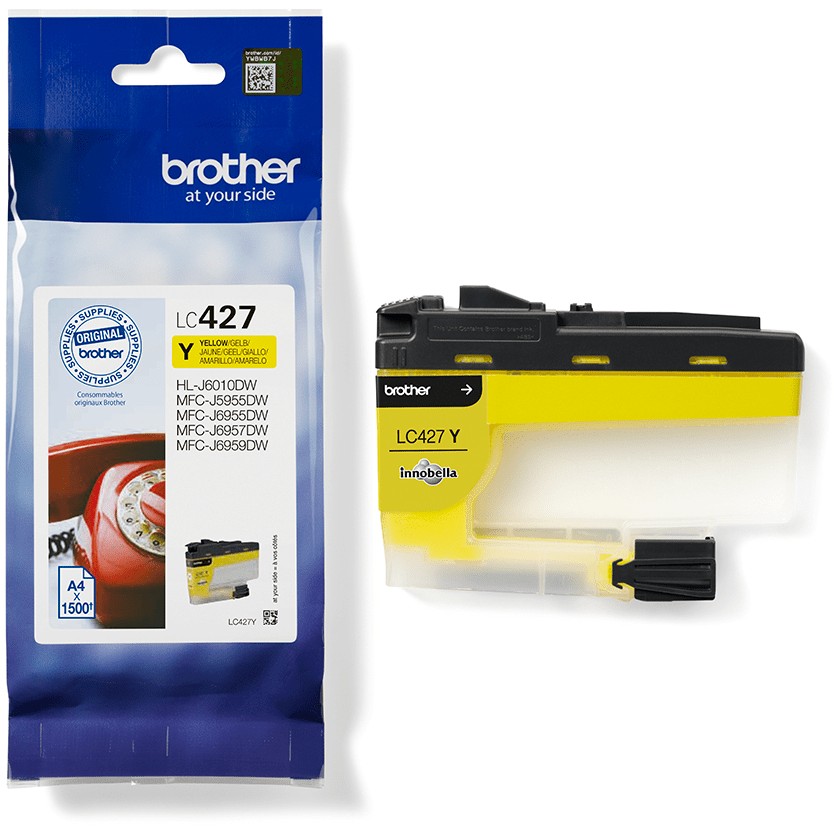 INK Brother LC-427Y / 1500 faqe – Verdhë - Figura 2