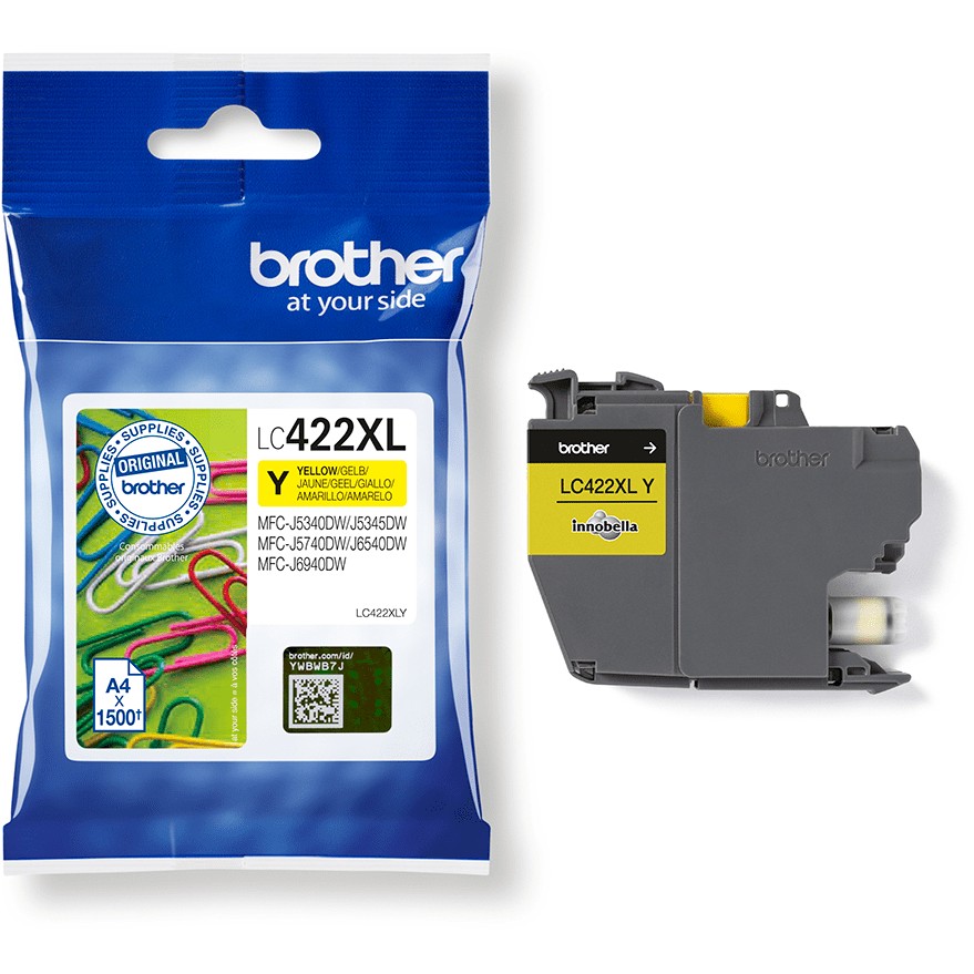 INK Brother LC-422XLY / 1500 faqe – Verdhë - Figura 2