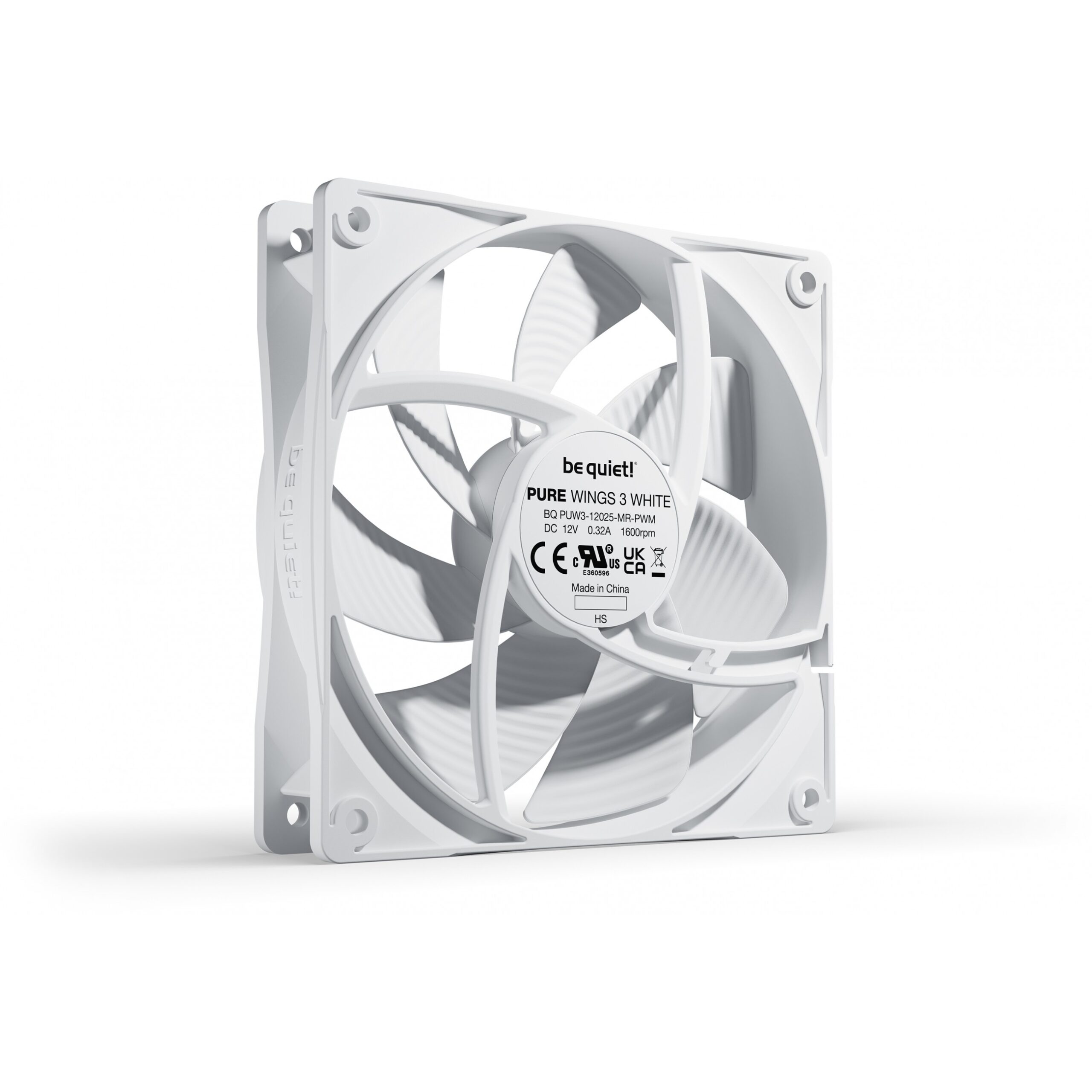 Ftohës për Kasë 120mm be quiet! Pure Wings 3 PWM white - Figura 2