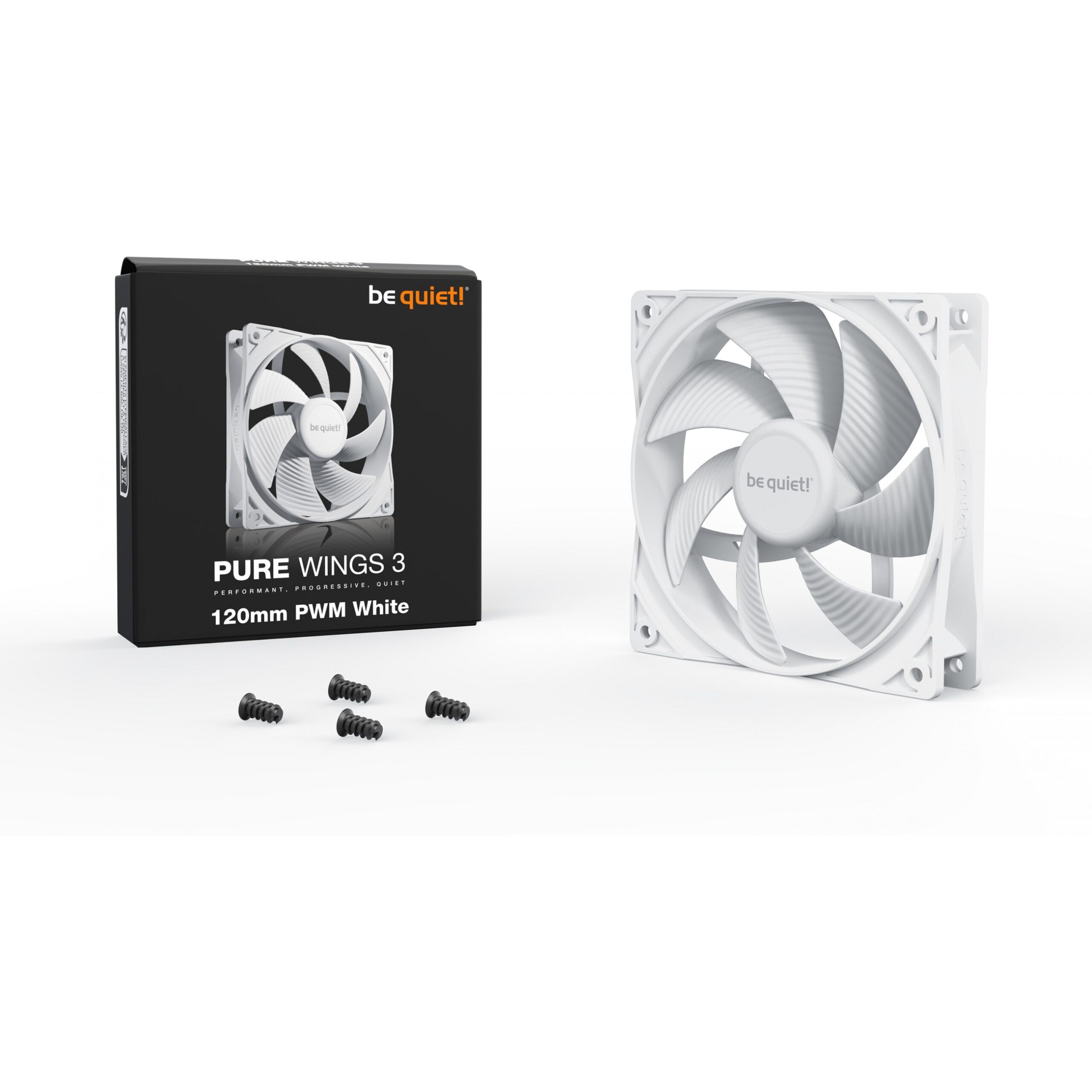 Ftohës për Kasë 120mm be quiet! Pure Wings 3 PWM white - Figura 3