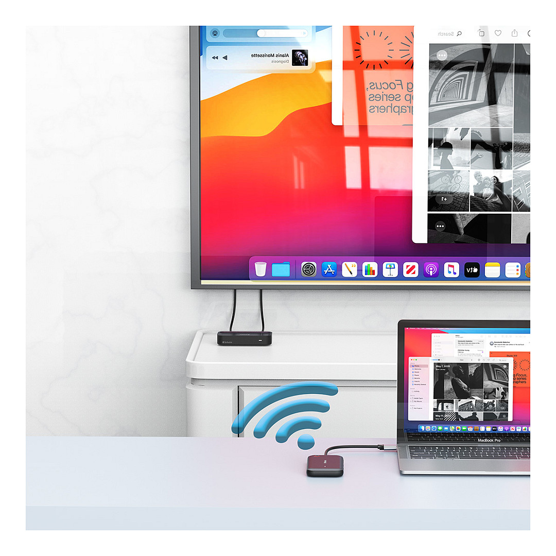HUB Verbatim WDA-01 / USB-C / Wireless Display Adapter / HDMI - VGA - Figura 2
