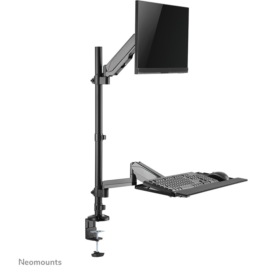 Mbajtëse për Monitor Neomounts DS90-325BL1 me lartësi të rregullueshme. vend pune i montuar në tavolinë për ekrane 17-32" - E zezë - Figura 3