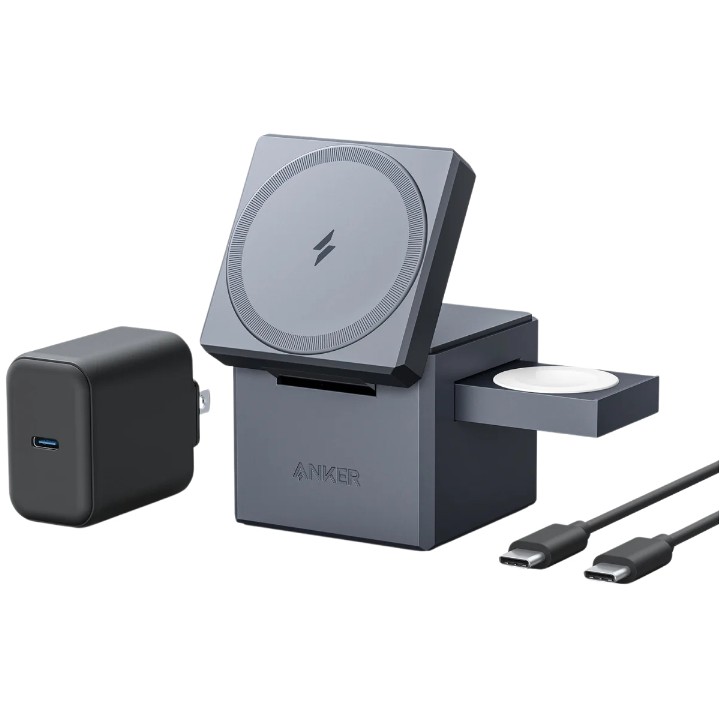 Anker 3-in-1 Charge Cube MagSafe / Apple 15W – Gri