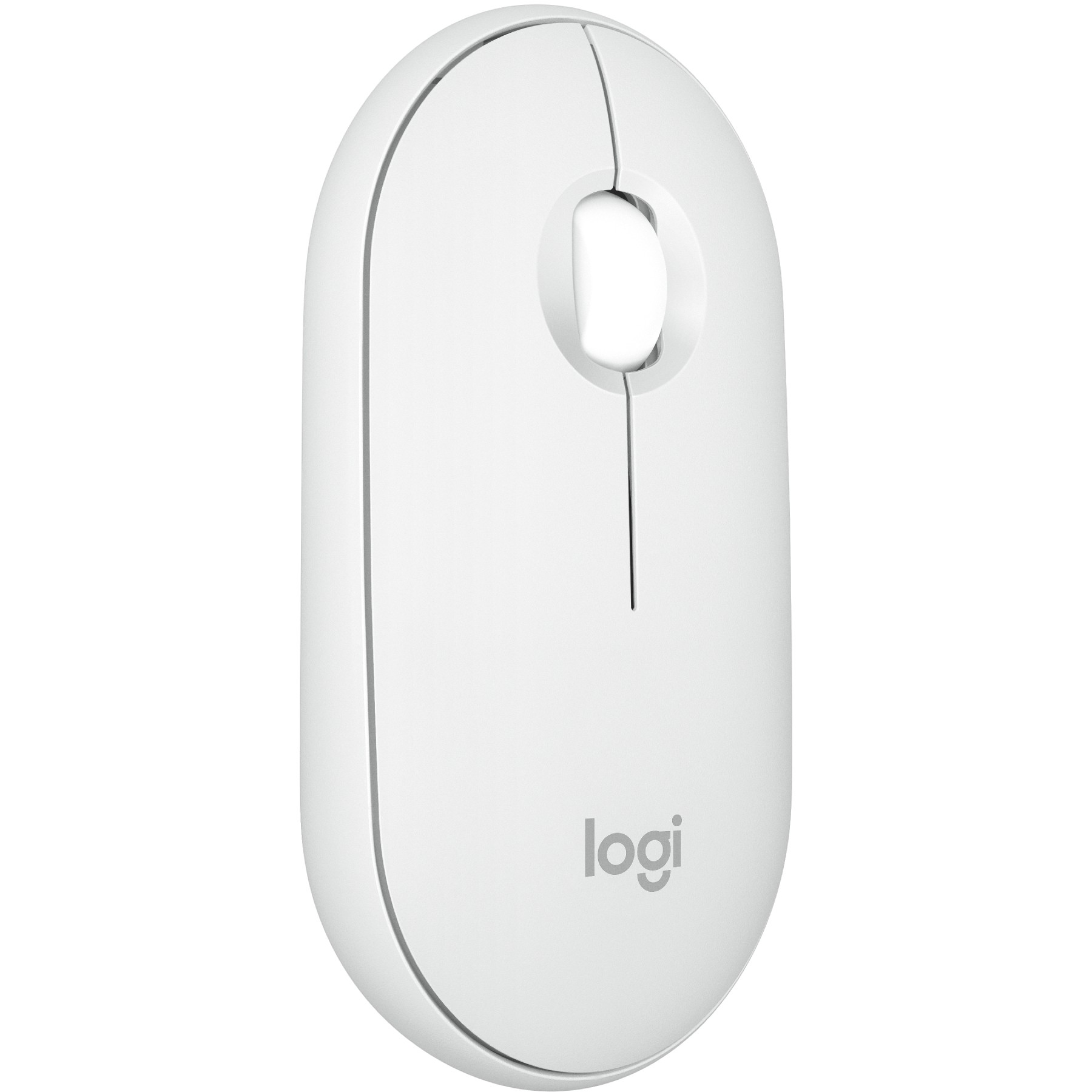 Maus Logitech Pebble M350s / Bluetooth / i bardhë