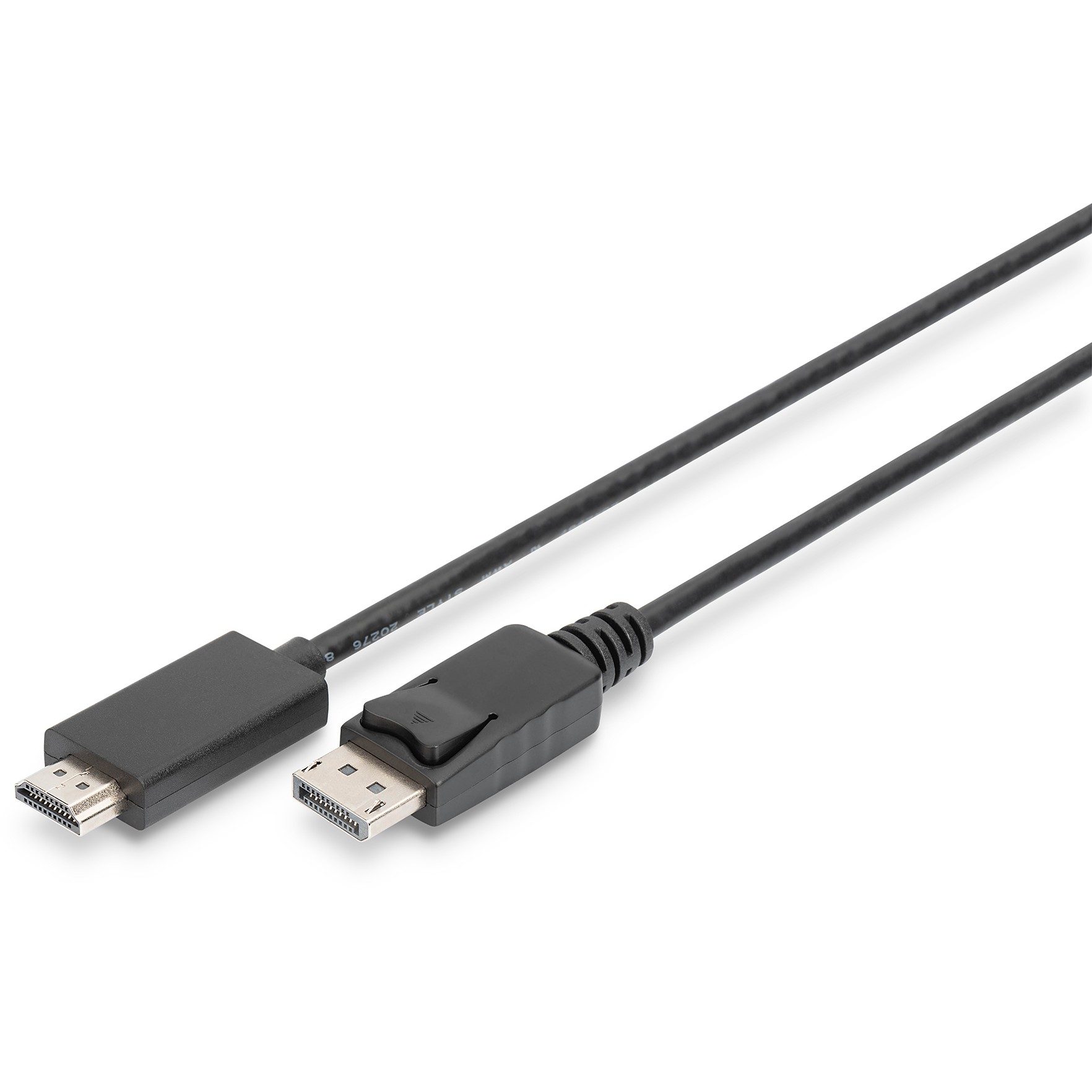 Kabllo DisplayPort Digitus / DisplayPort në HDMI (ST-ST) / 2m / 4K / 60Hz / e zezë