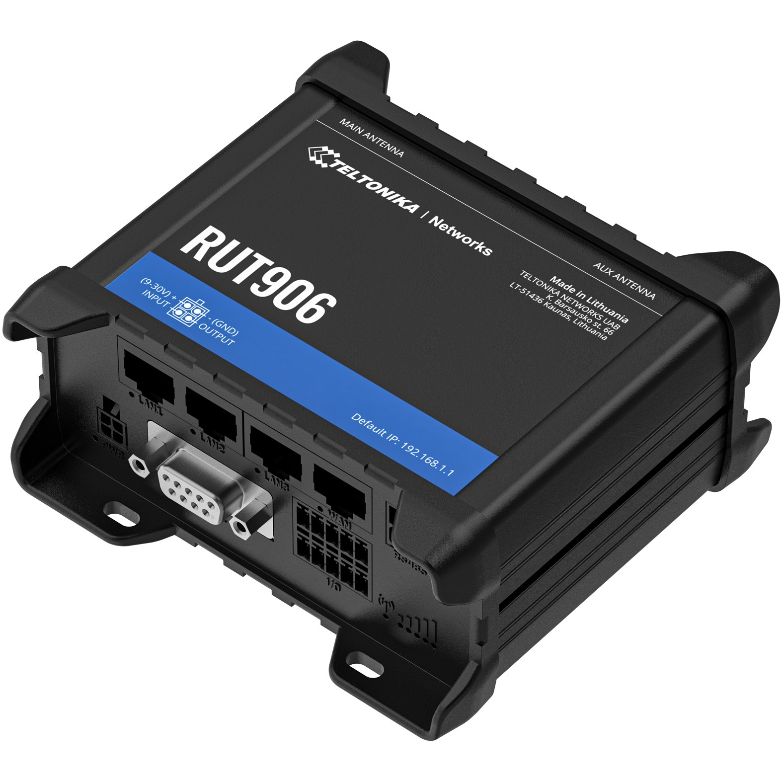 Ruter Teltonika RUT906 / Industrial Dual SIM LTE Wi-Fi