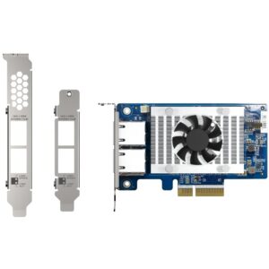 QNAP QXG-10G2T-X710 Dual Port 10GBASE-T PCIe 3.0 x4 Intel X710 Network Adapter 10GbE