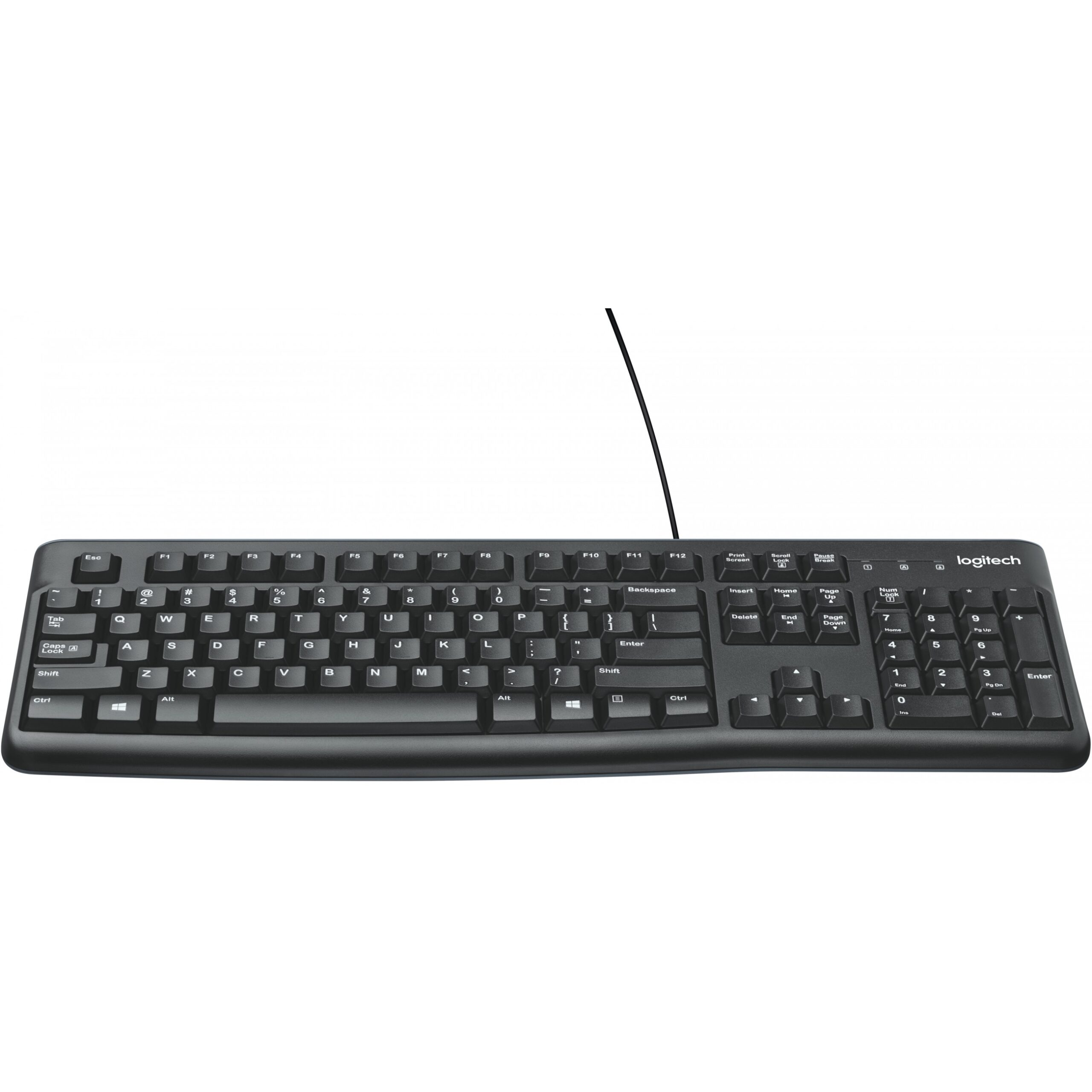 Tastierë me kabllo Logitech K120 USB e zezë QWERTY SHBA - Figura 2