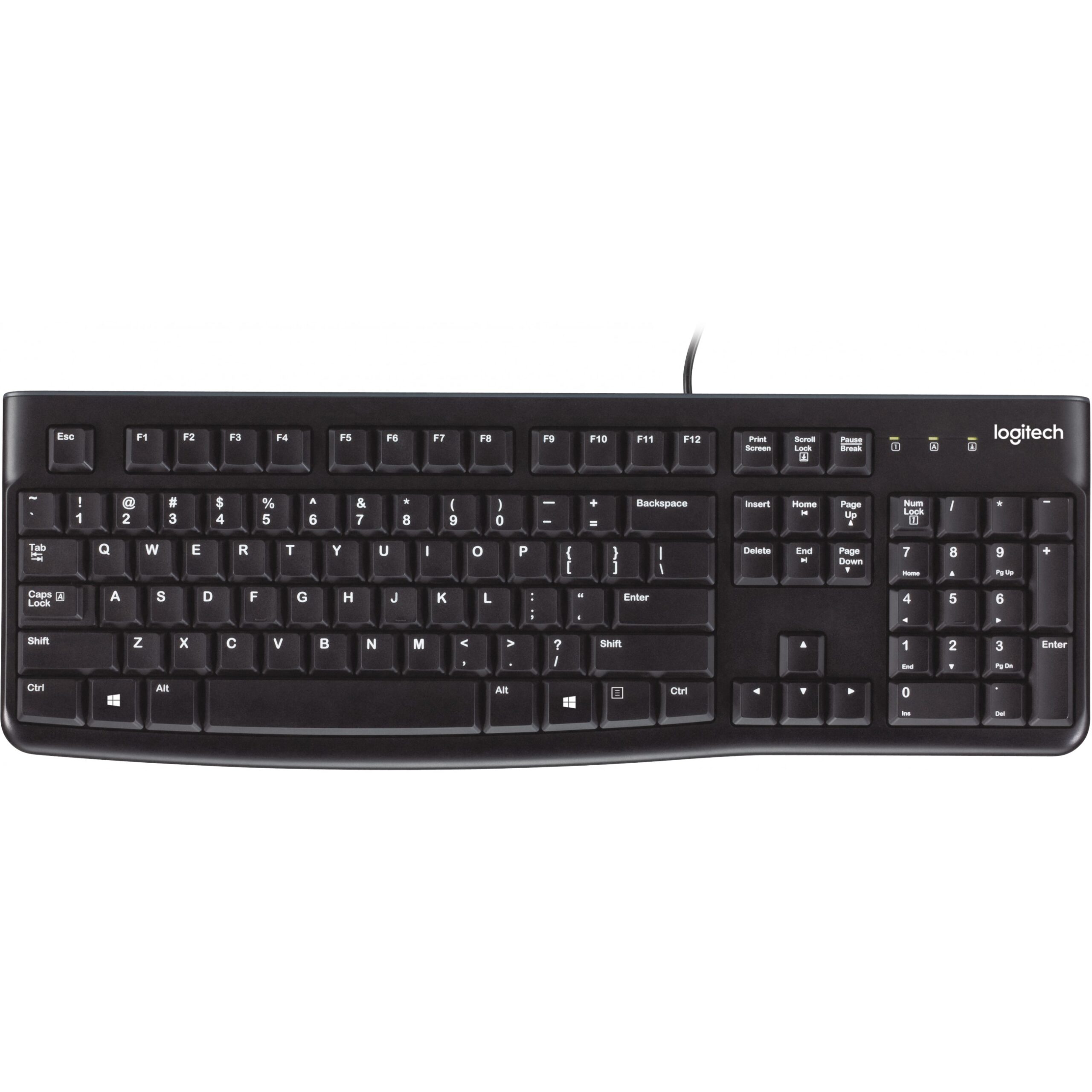 Tastierë me kabllo Logitech K120 USB e zezë QWERTY SHBA - Figura 3