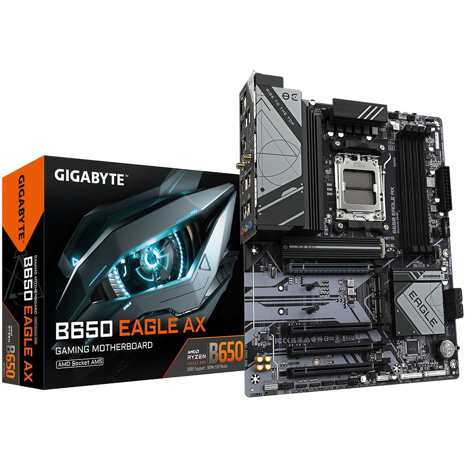Pllakë amë AMD AM5 GIGABYTE B650 Eagle AX DDR5