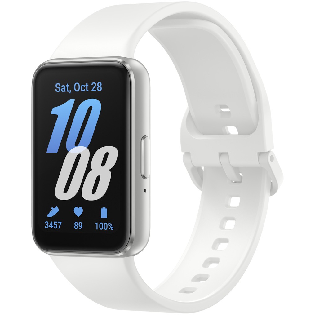 Orë e mençur Samsung Galaxy Fit3 - Argjend / Bardhë