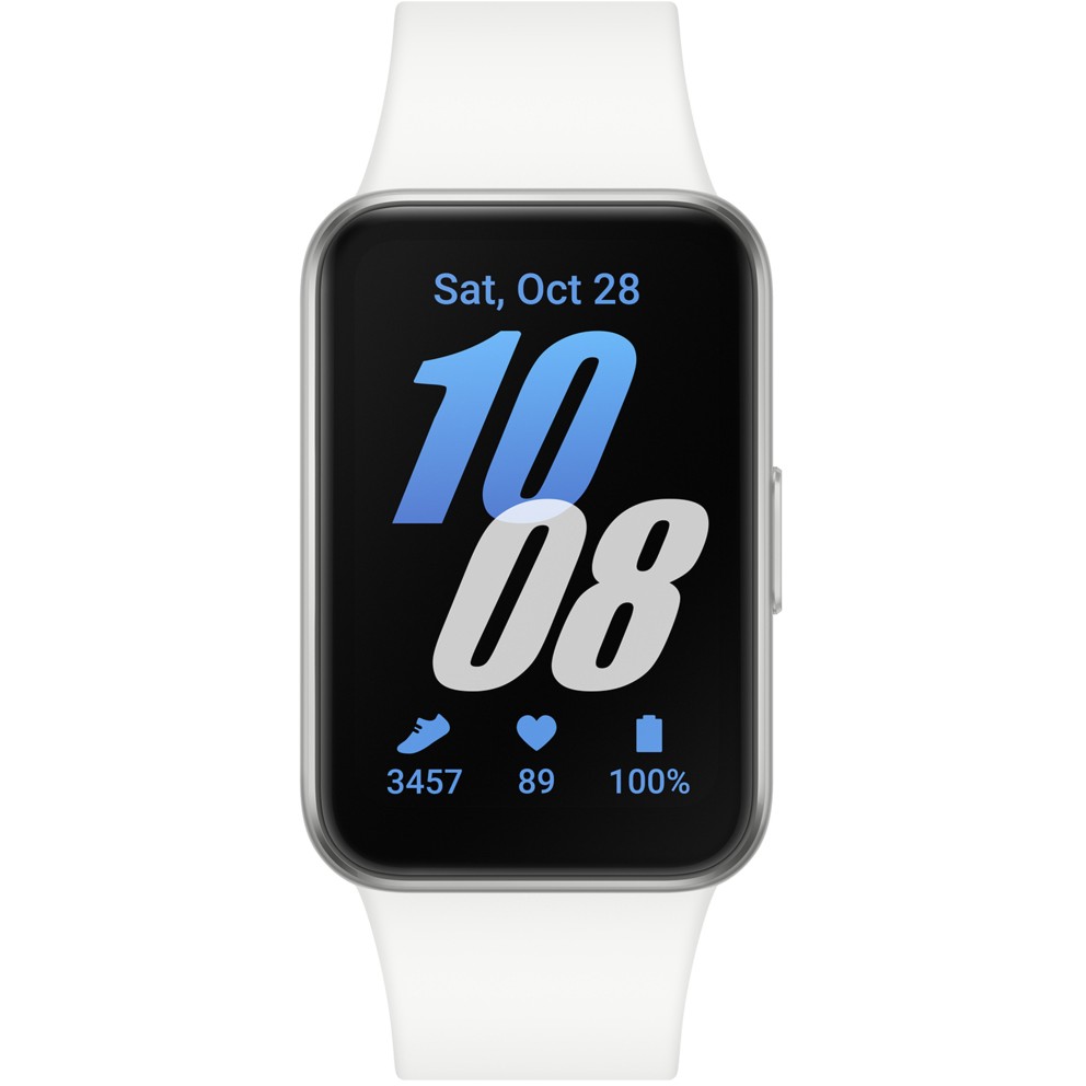 Orë e mençur Samsung Galaxy Fit3 - Argjend / Bardhë - Figura 2