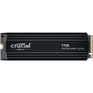 SSD të Brendshëm M.2 1TB Crucial T705 NVMe PCIe 5.0 x 4 me heat sink