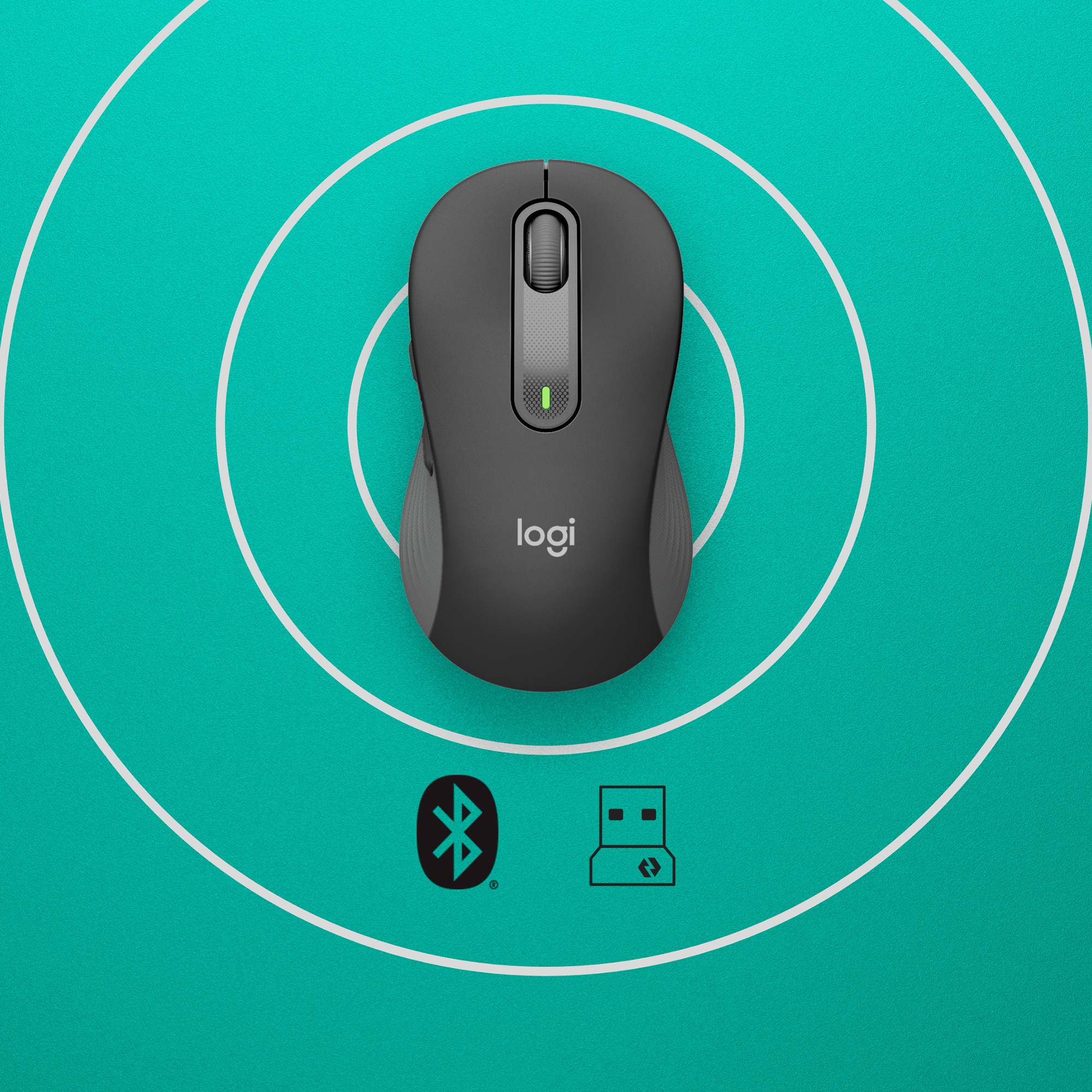 Maus pa kabllo Logitech M650 për Biznes Bluetooth Grafit - Figura 3