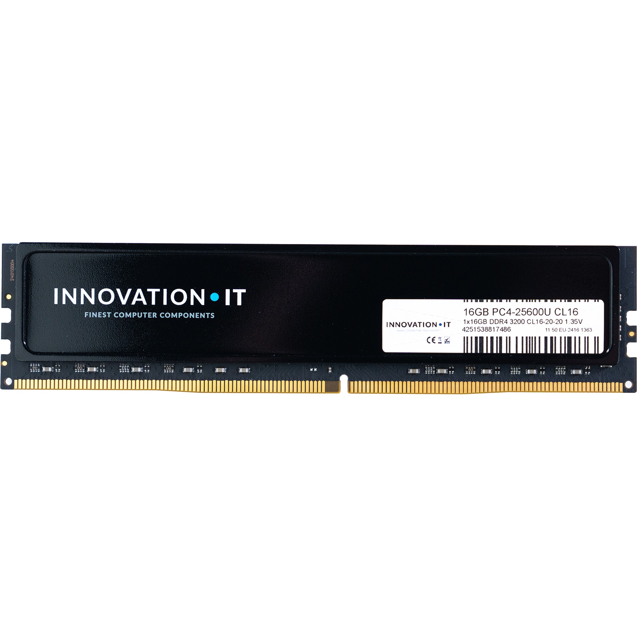 DDR4 3200 16GB Innovation IT CL16 1.35V with Heatspreader (CL16-20-20) - RAM Memorie