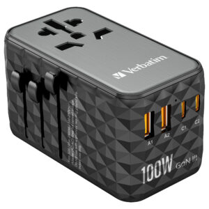 Adapter Verbatim / UTA-06 / 100W / Universal Travel Charger / GaN III
