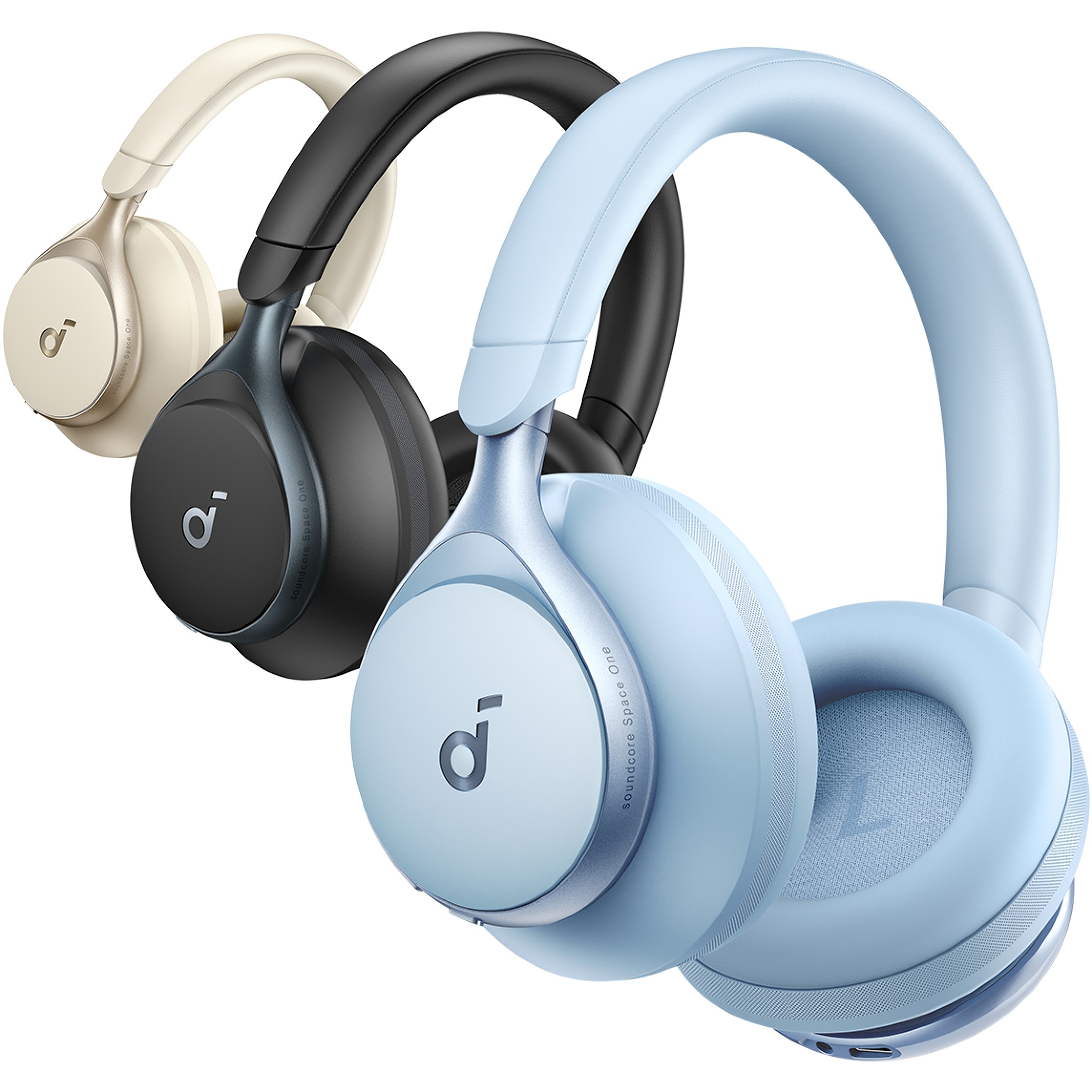 Kufje pa kabllo Anker Soundcore Space One Over-Ear në ngjyrë blu - Figura 3