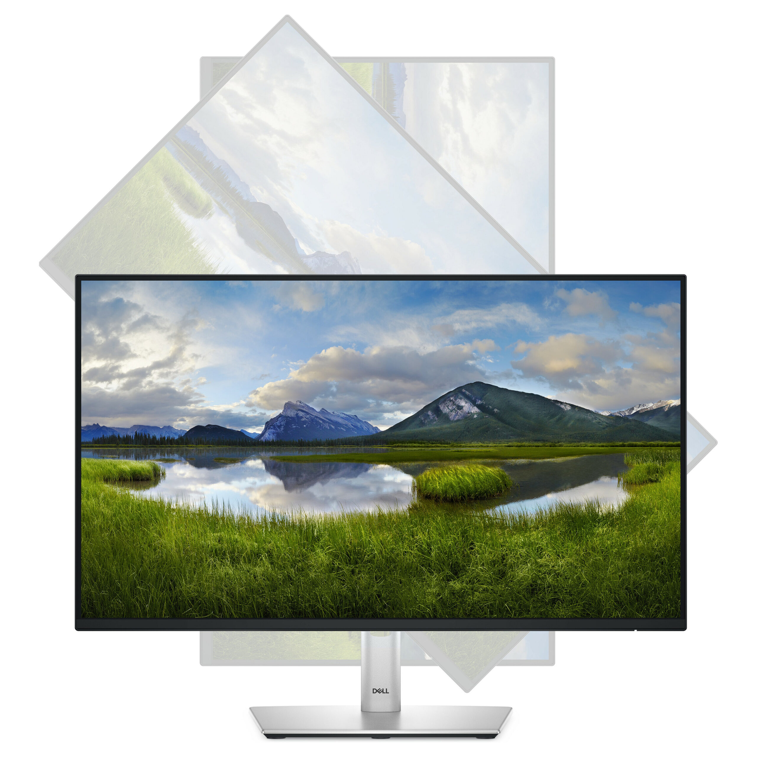 Monitor Dell P2425H / 23.8"/ Full HD IPS / 100Hz / 5ms / HDMI+DP+VGA+USB - Zezë / Argjend - Figura 4